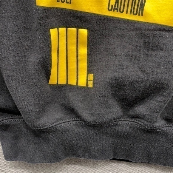 Men’s Black Foureyes Graphic Caution Loli Long Sleeve Sweatshirt Size Sm… - Picture 7 of 9